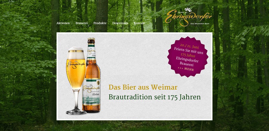 Ehringsdorfer Brauerei 175 Jahre Weimar