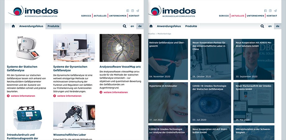 Imedos 2020 Website
