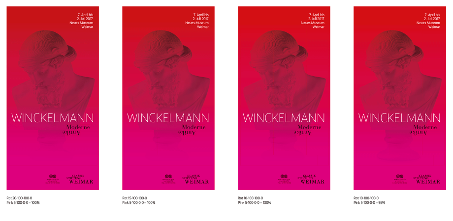 Ausstellung Winckelmann 2017 · Klassik Stiftung Weimar · Proof für ITB-Flyer